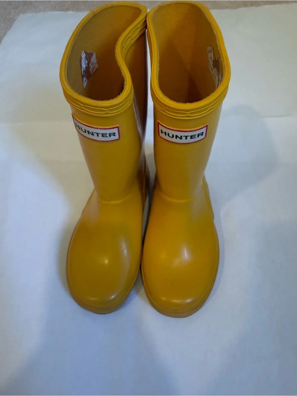 Hunter Kids Yellow Rubber Rain Boots Size US 11